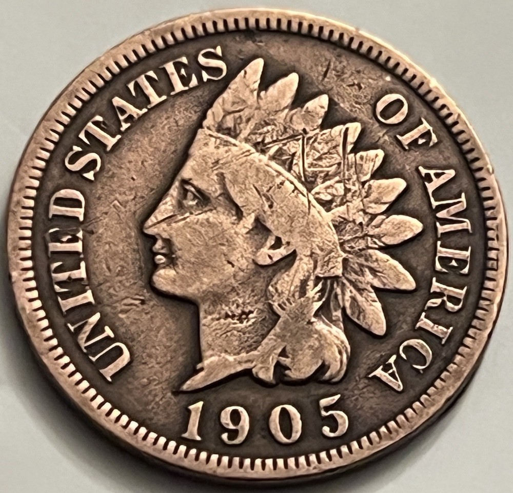 BN444 — 1905 Indian Head Cent