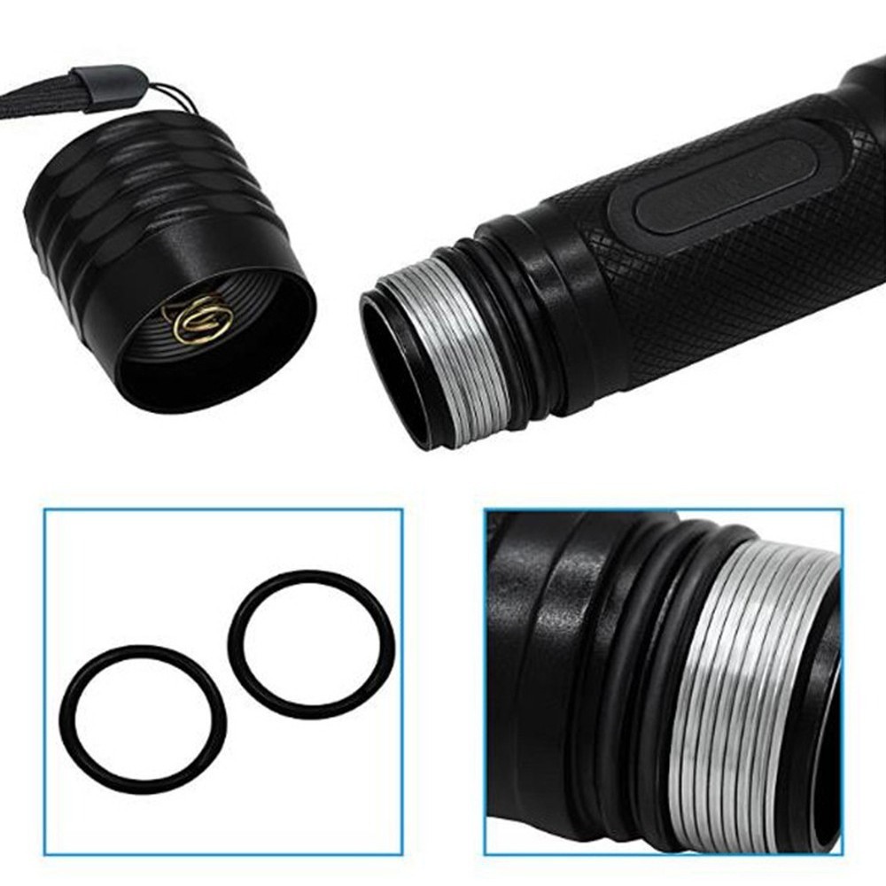 200000LM Diving Light Underwater LED Flashlight Diving Camping Lantern US