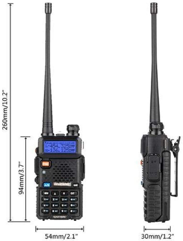 Police Fire Radio Scanner Handheld Transceiver Portable Antenna Dual Band Radio