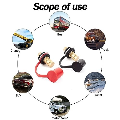 UTV Remote Battery Terminal Jumper Charger Posts Stud Remote Battery Terminals
