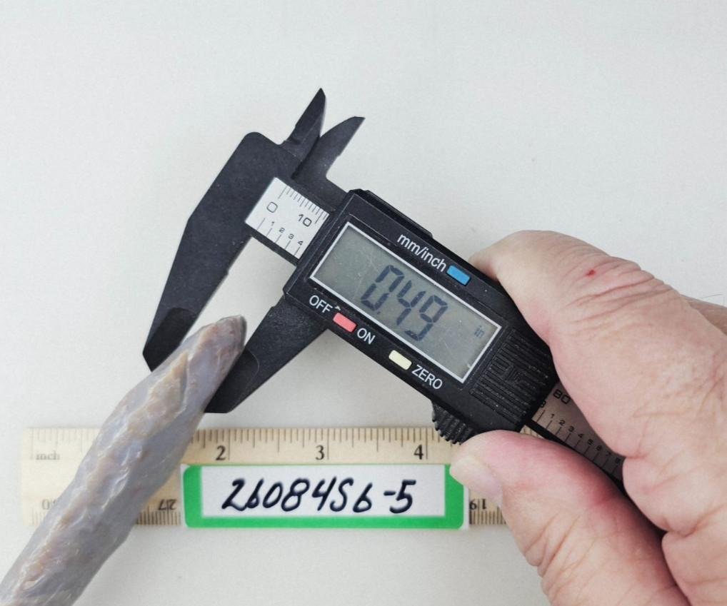 6" Spearhead - Lance Head - Drill Point - Knife - Hand Knapped Agate