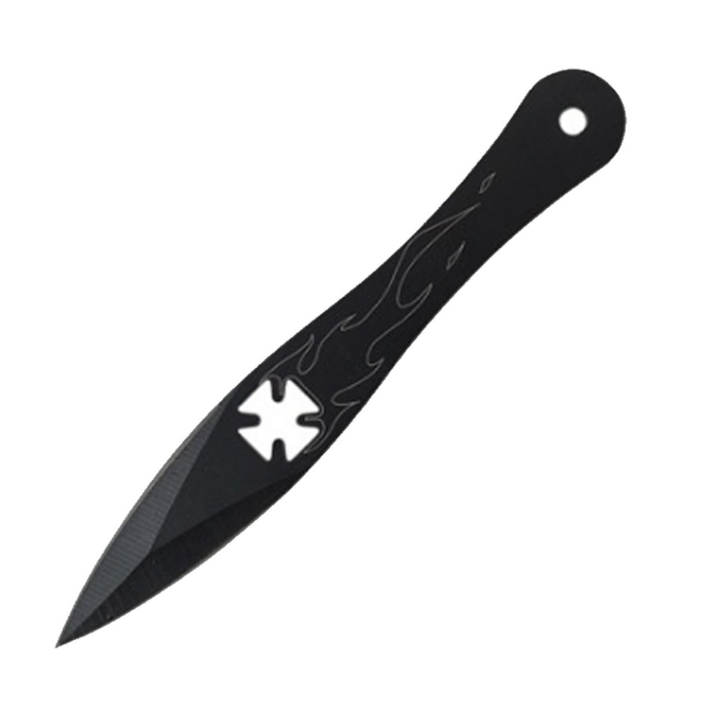 18 Pack 5.5 Inch Black Throwing Knives set
