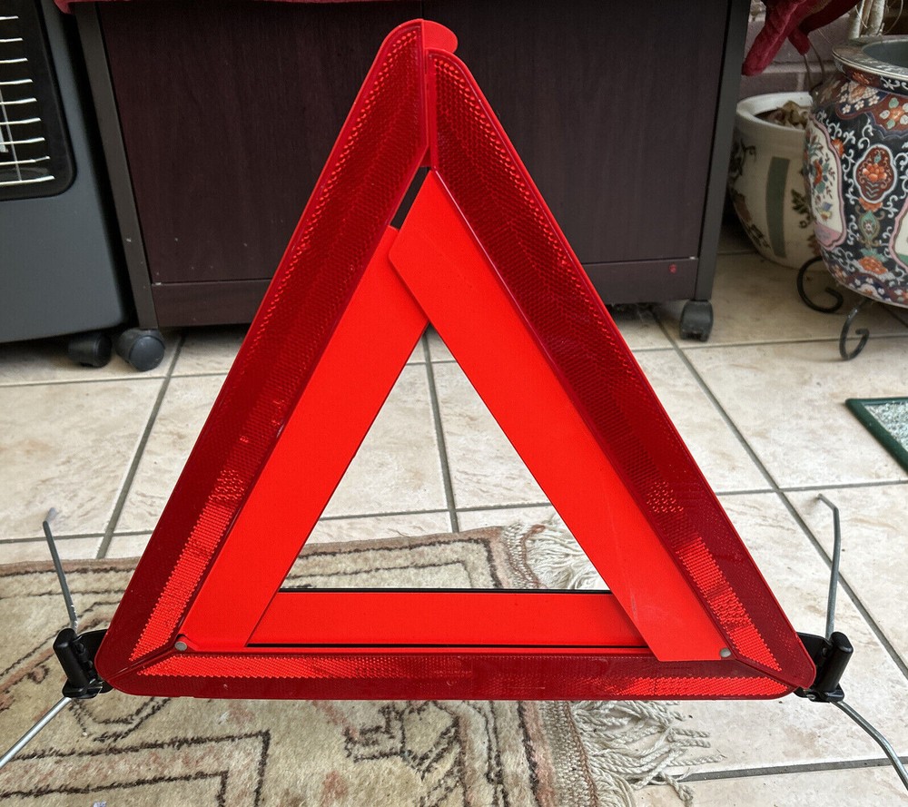 AA Folding Warning Triangle Foldable Safety Car Reflective BOXED
