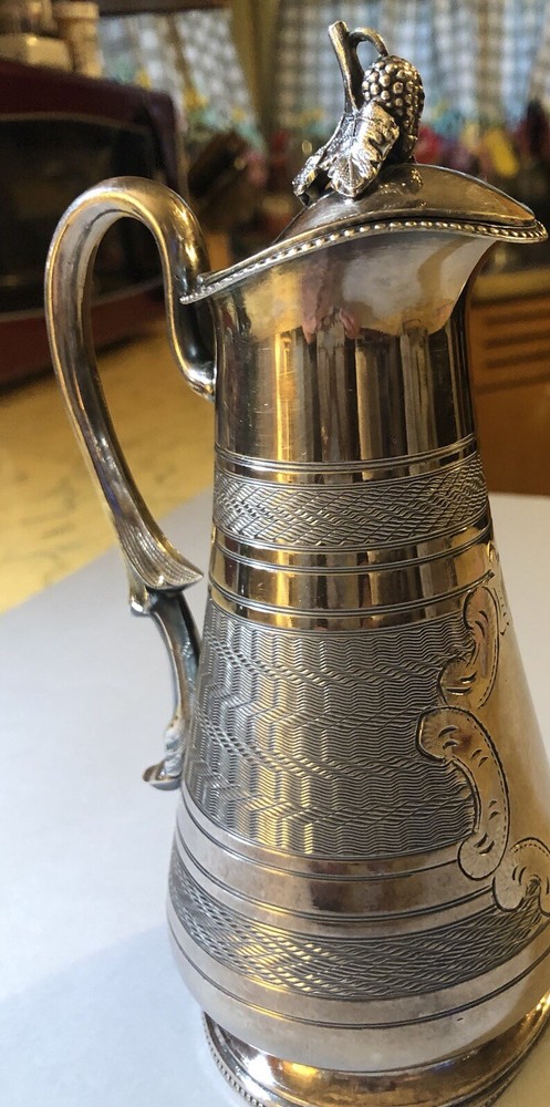 Antique Silver Syrup Pitcher