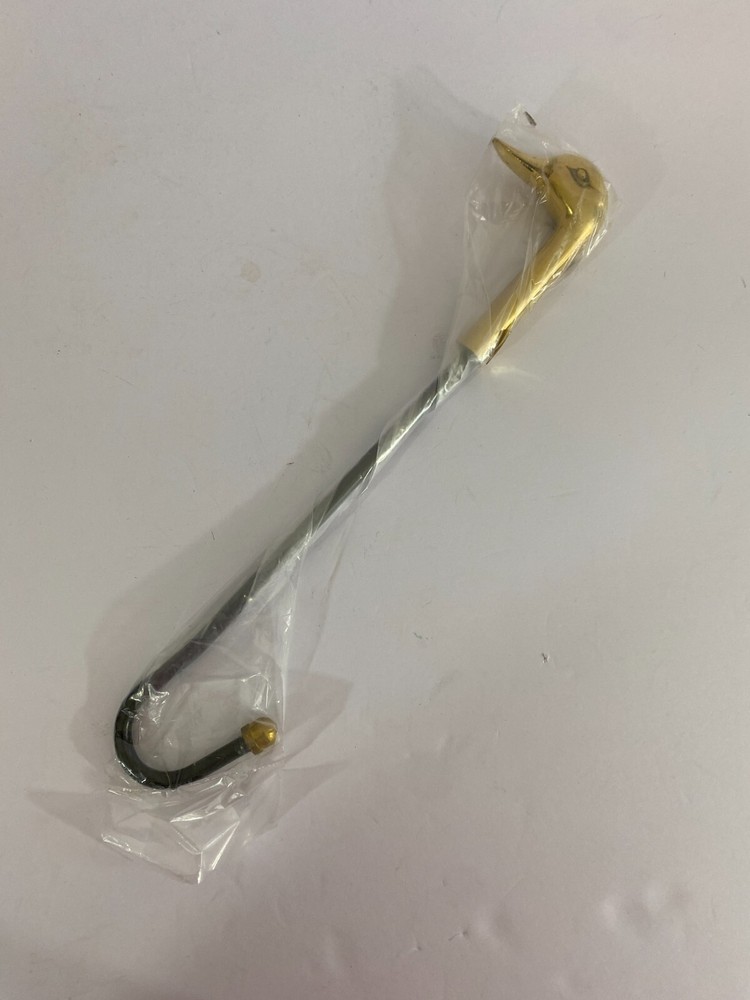 Vintage Solid Brass Duck Head Damper Pull