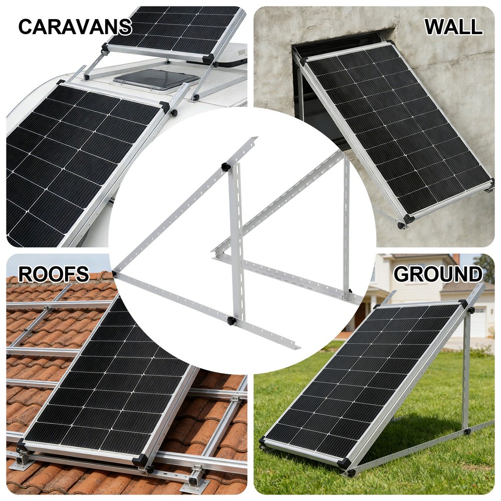 45 inch 0 - 90°Adjustable Solar Panel Mounting Brackets (1Set)