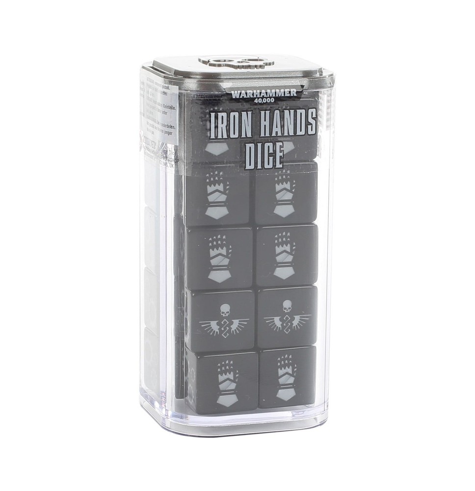 Warhammer 40k Iron Hands Dice Set - Games Workshop NiB