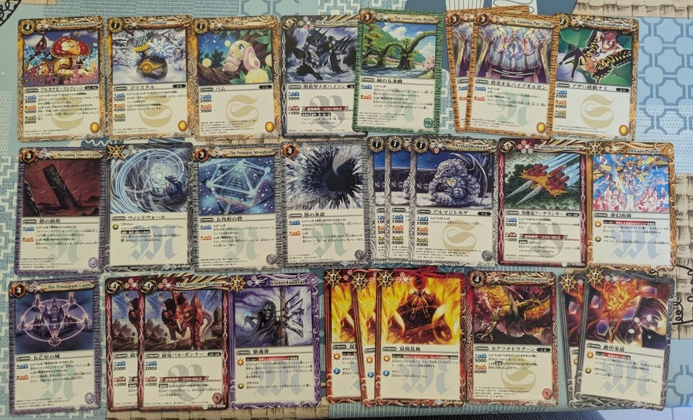 JP Battle Spirits Cards - Mixed Deck (As Pictured)