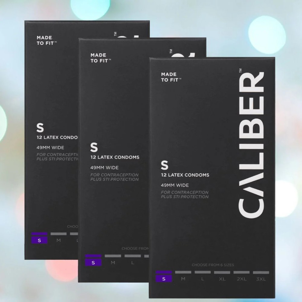 Caliber S - Snug Size Condoms (49mm Wide) | 36-Pack