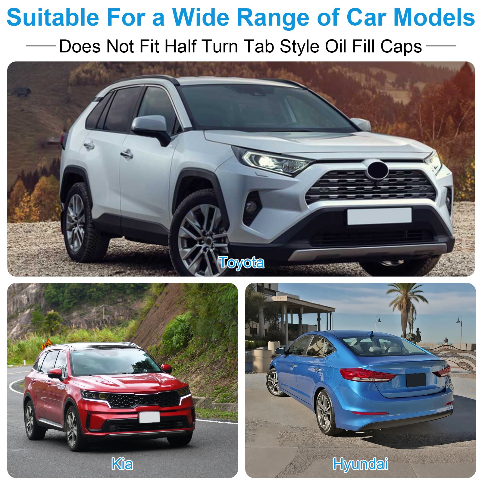 Hands Free Locking Oil Funnel No Spill Threaded Adapter for Toyota Lexus Scion