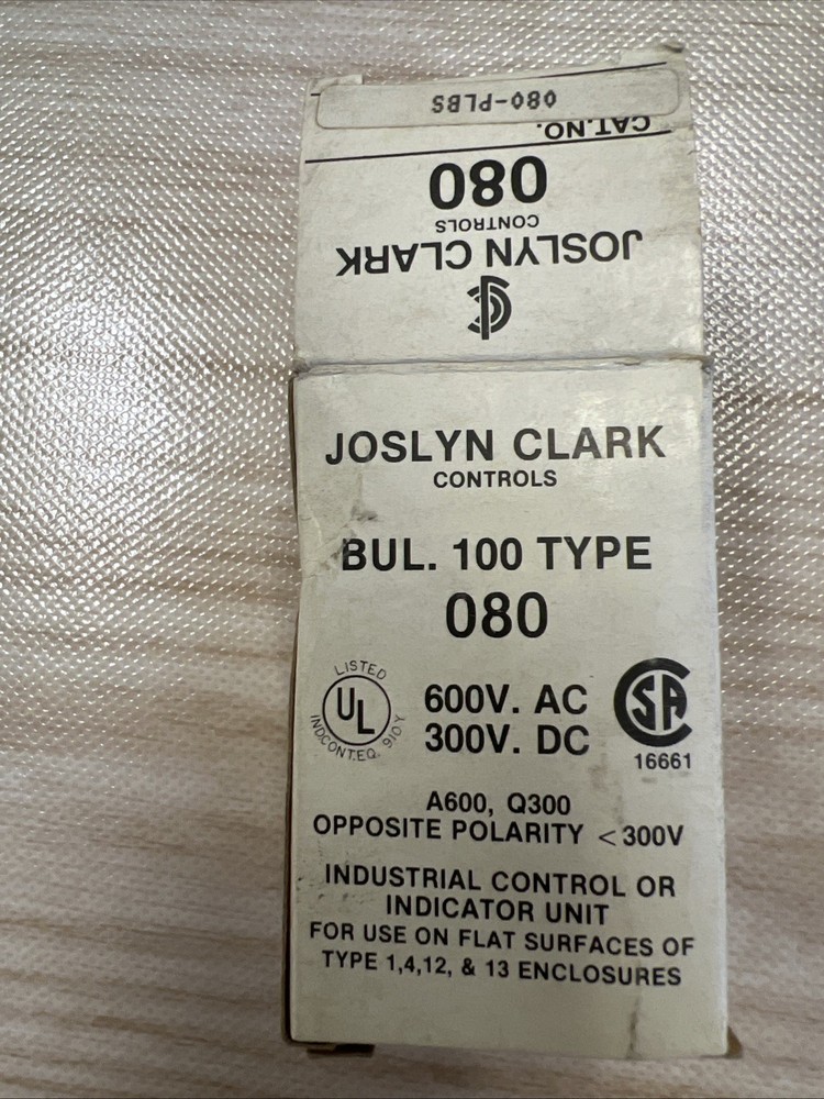 Joslyn Clark 080-PLBS sold invidividually