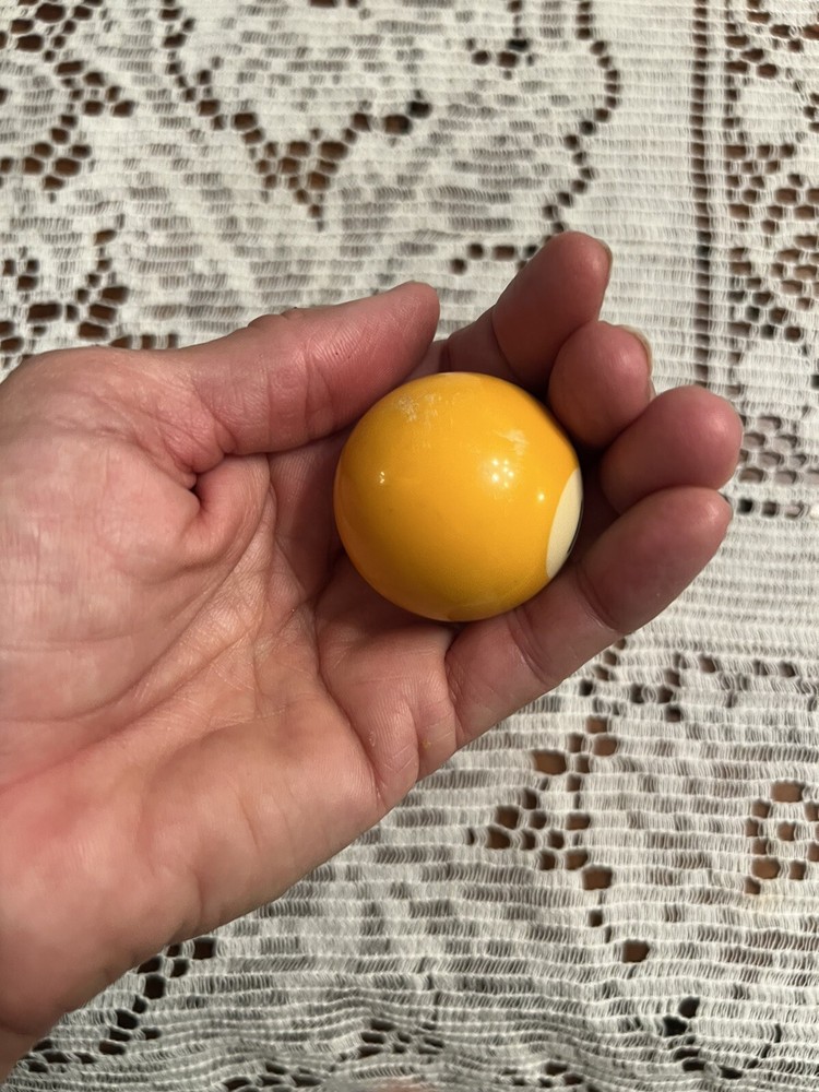 Replacement Mini Ballard Pool Ball 1.5" Ball Number #1 Solid Yellow 1.8 Oz Small