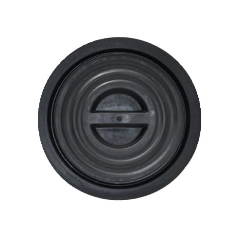 75 Liter Black PVC Overlay Waste Can Lid