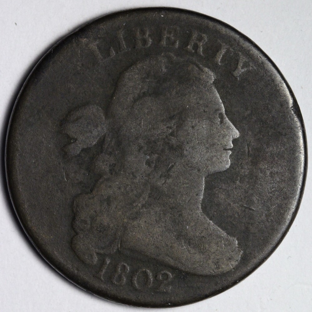 1802 Draped Bust Large Cent FINE E101 SKCJU