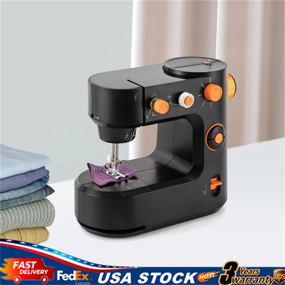 Mini Sewing Machine for Beginner, Dual Speed Portable Sewing Machine Black USA