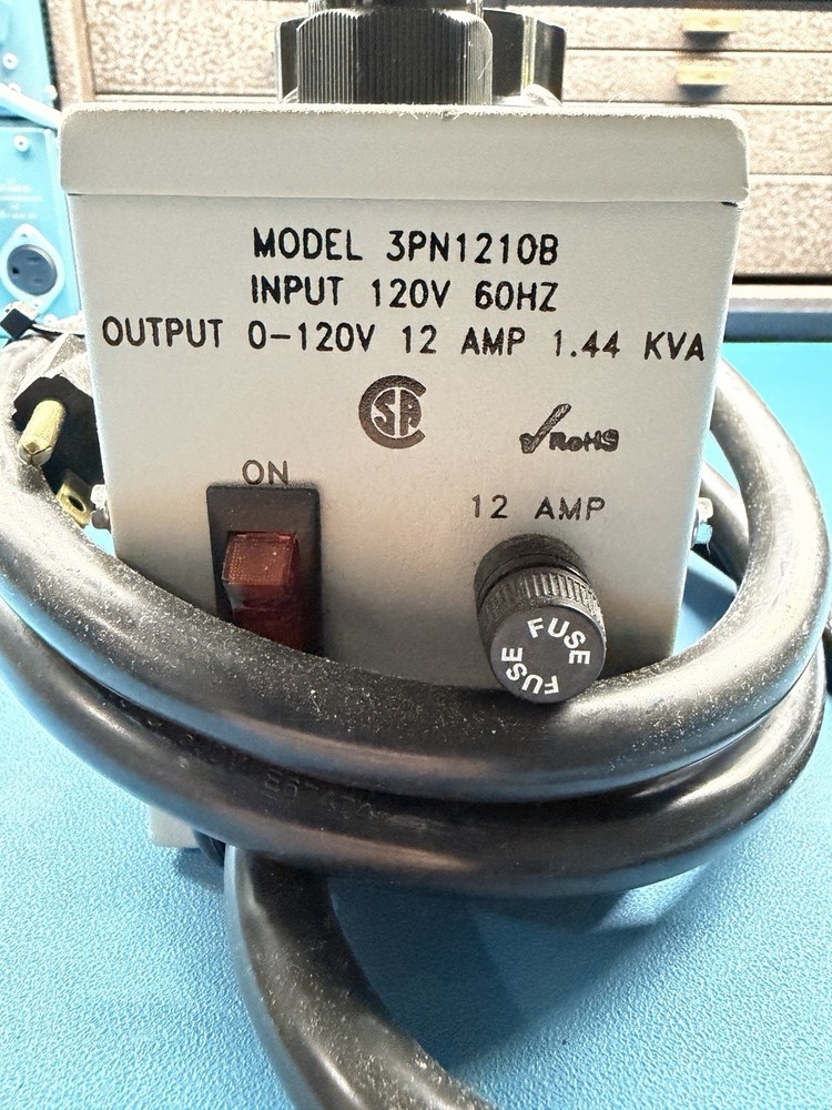 Staco Powerstat 3PN1210B Variac Variable Transformer 0–120V 12A 1.44kVA Tested