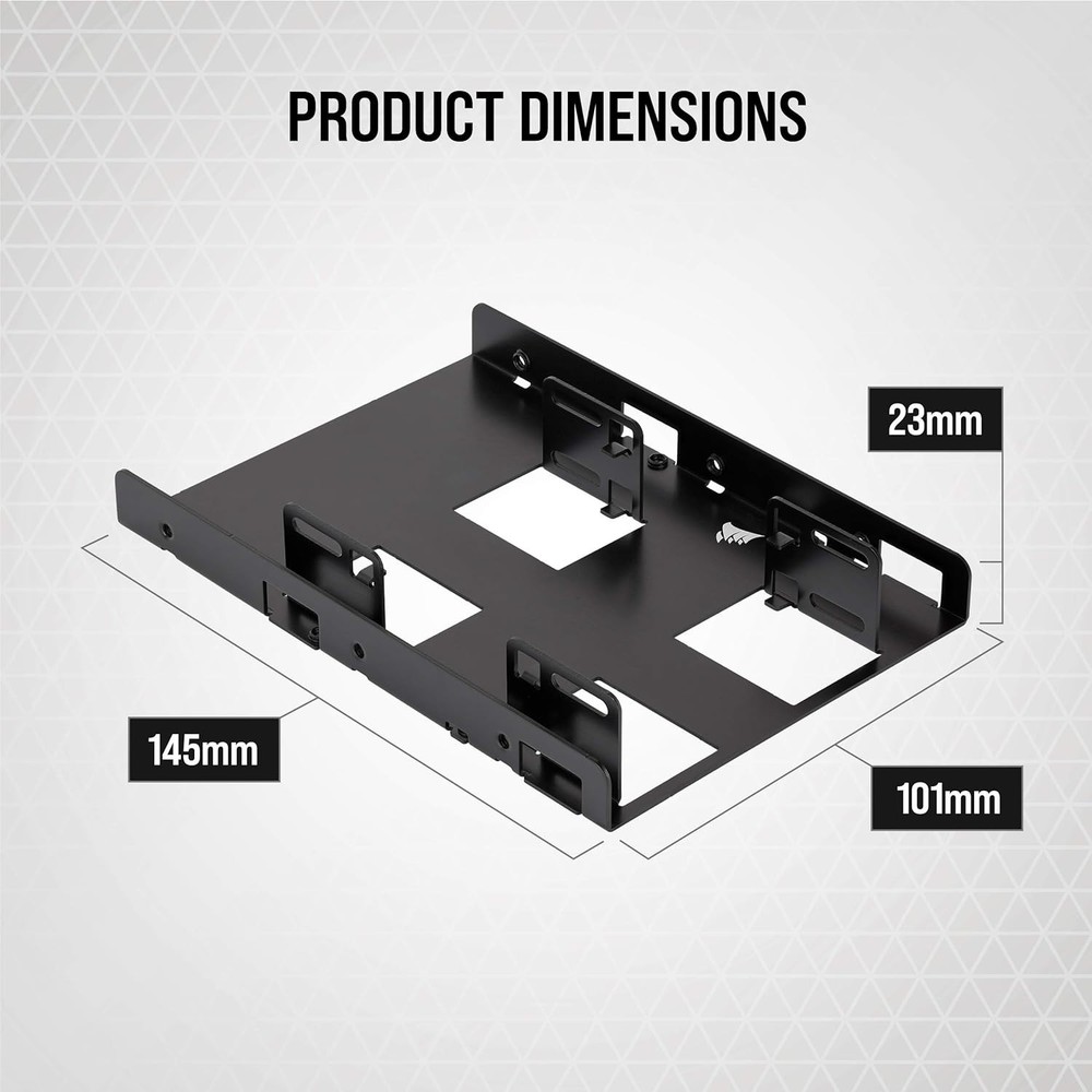 Dual SSD Mounting Bracket - Upgrade 3.5” Bay for Enhanced Performance