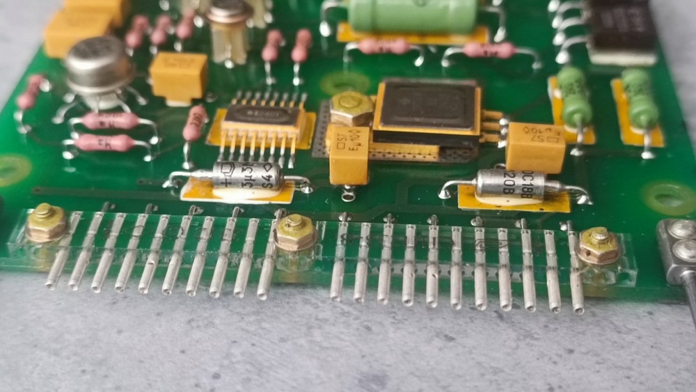 Military rare Multi-channel analog electronic unit.