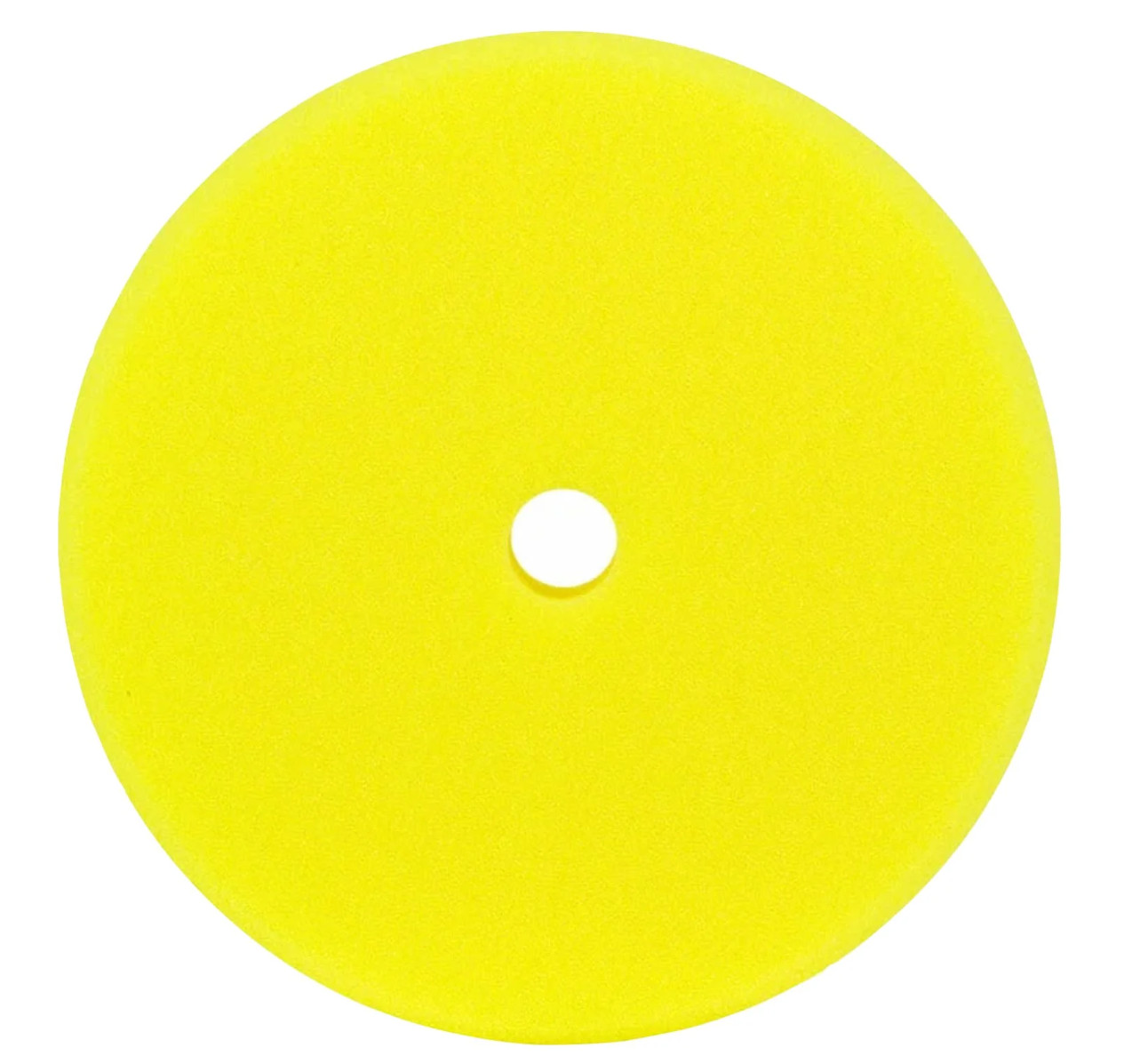 Buff & Shine 3000G 8″ x 2″ Recessed Hook & Loop Yellow Foam Grip Buffing Pad