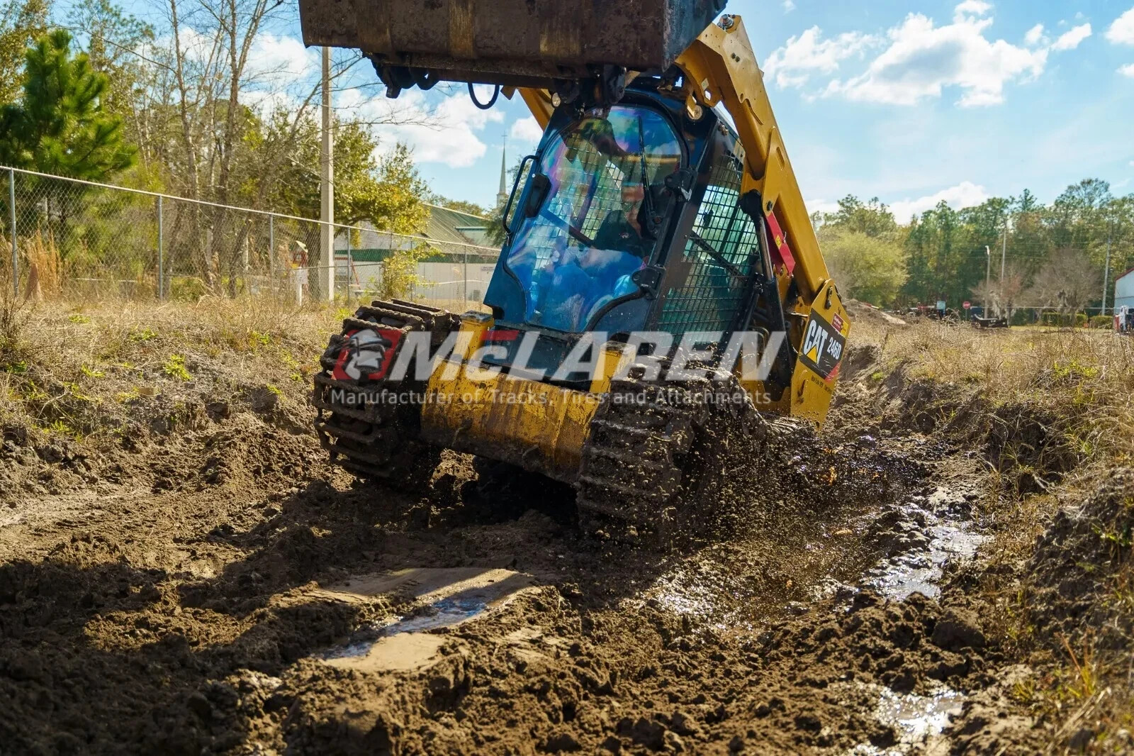 McLaren Industries Maximizer Over The Tire Tracks 12" Wide for Bobcat Machines