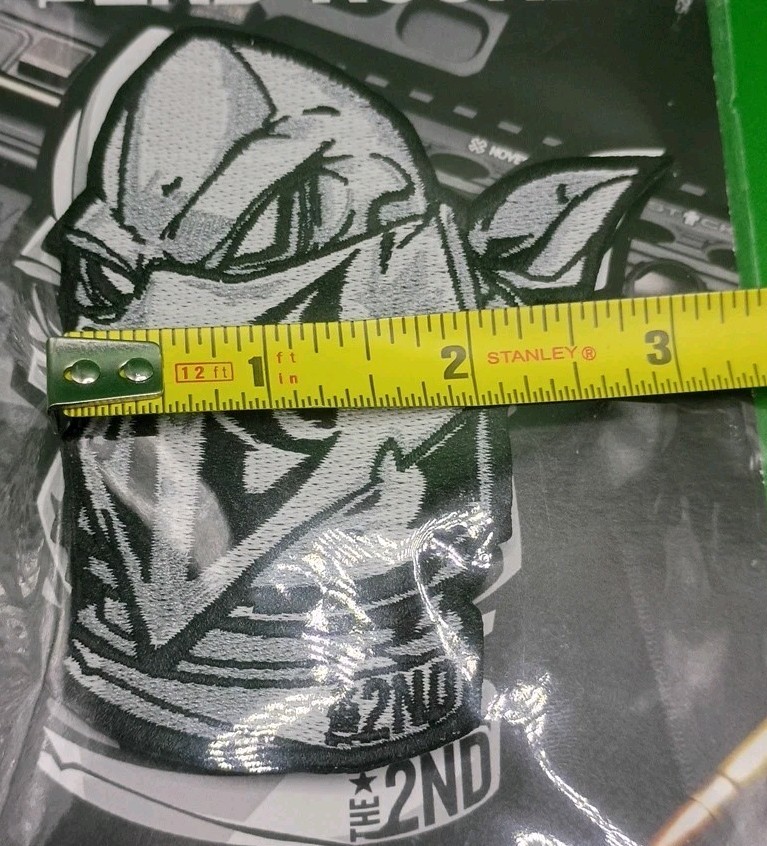 The 2nd Brand 2nd Round Patch Sold Out Tactical Hook Loop Pre-owned
