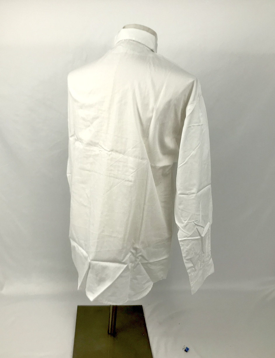White Shirt with Pleated Front Size Medium