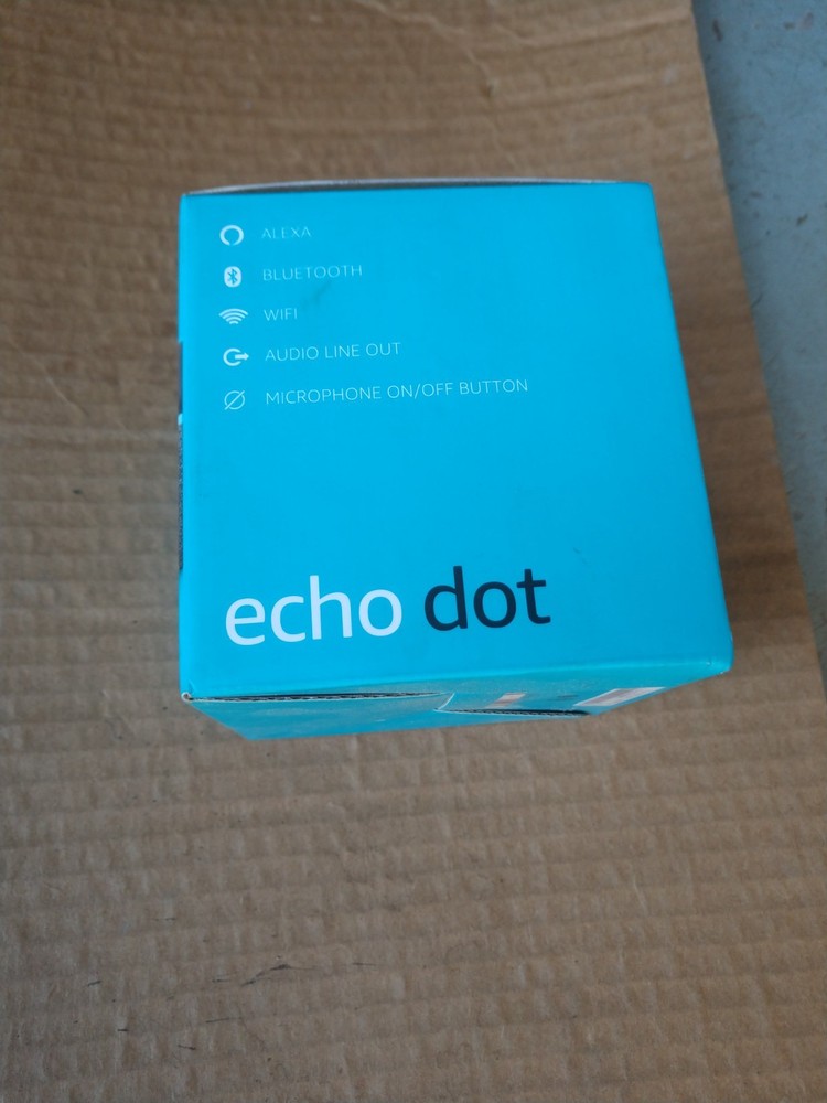 Amazon Echo Dot Smart Speaker w/ Alexa, Charcoal ~ New & Sealed
