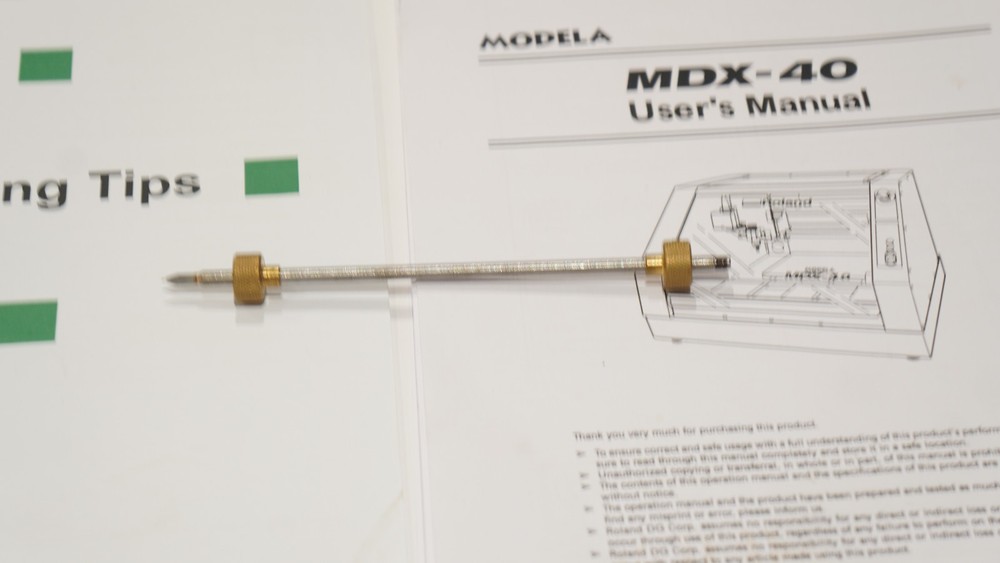 ROLAND MDX-40 USER MANUAL GUIDE PRINTED A4 PAPER