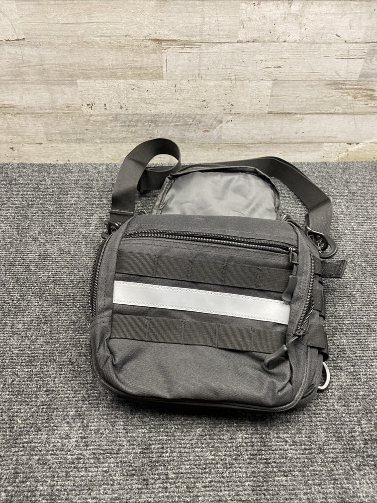 HAMBOLY Knee Walker Handlebar Bag Front Basket Black