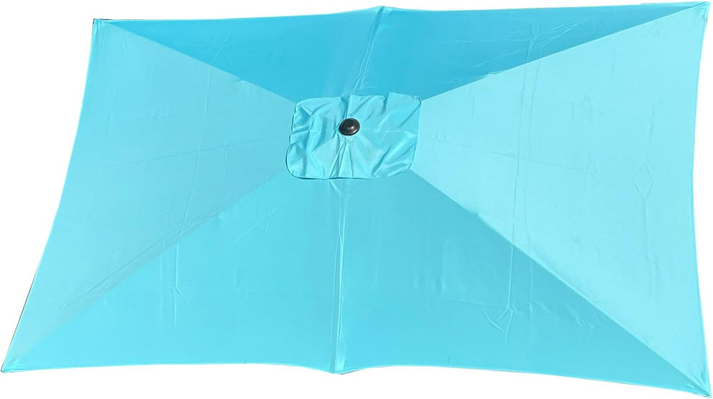 Rectangular Replacement Umbrella Canopy for 10Ft X 6.5 Ft 6 Ribs Umbrella (Canop