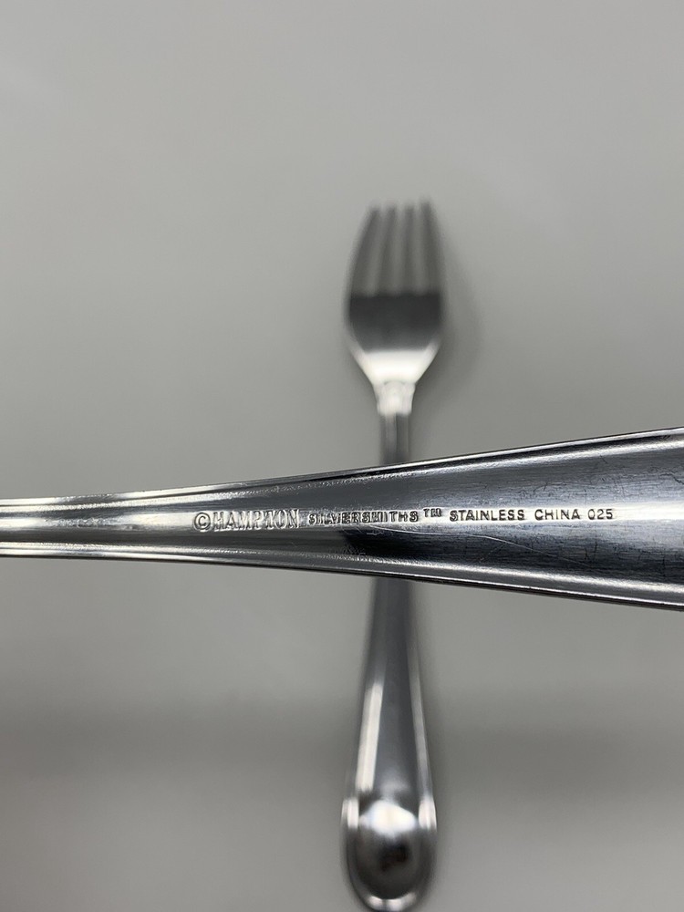 Hampton Silversmiths CLARK Stainless Flatware 2 Dinner Forks