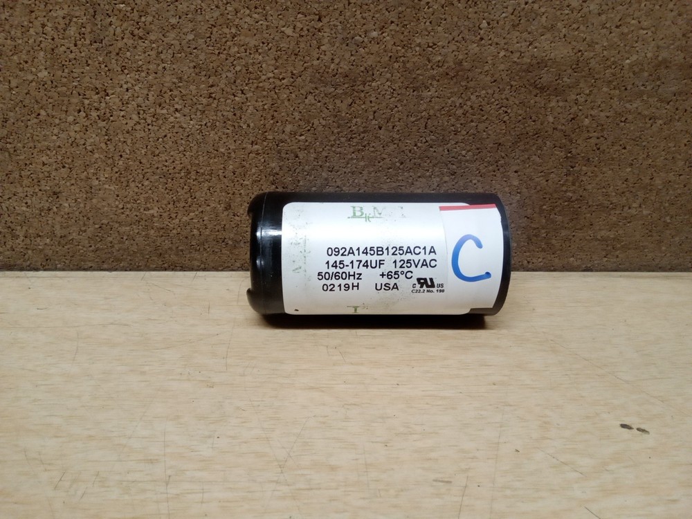 BMI 092A14B125AC1A Motor Start Capacitor