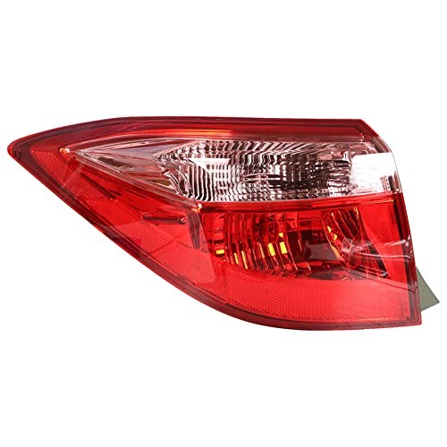 1-Pack Rear Left Tail Light Assembly Replacement for Corolla 2017 Outer