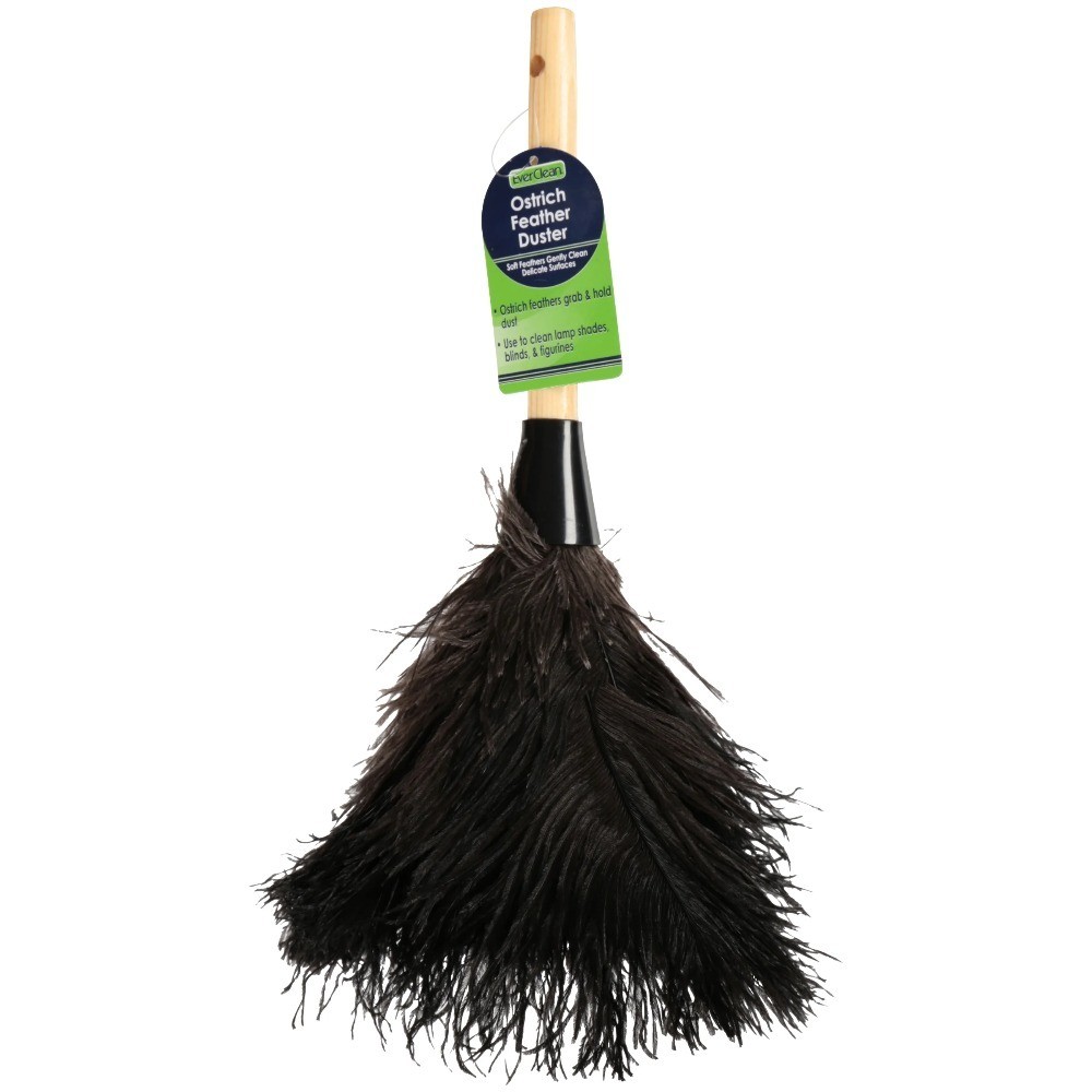 Ostrich Feather Duster for Cleaning Long Handle Soft Feathers Dusting Tool Home