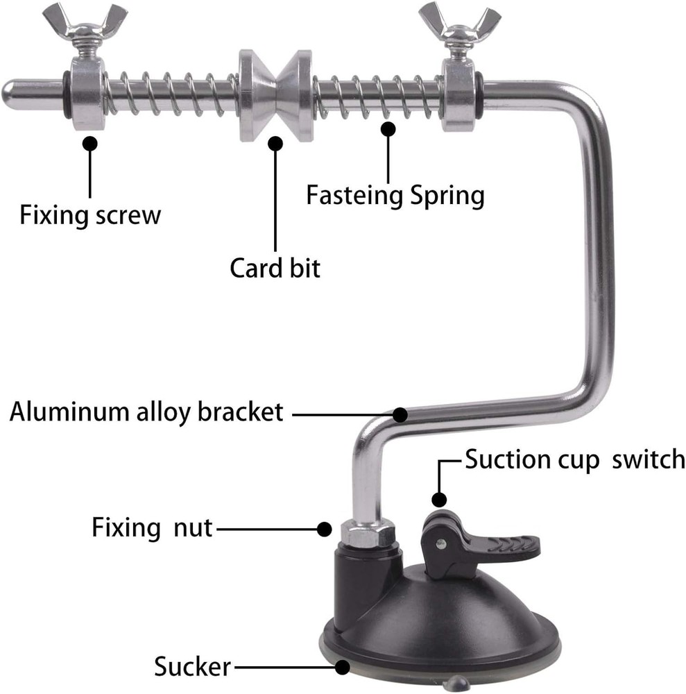 Portable Table Mount Line Spooler Adjustable for Spinning/Baitcasting Reels Pro