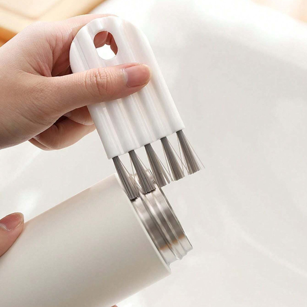 Multipurpose Cleaning Kit Soft Brush Curved Handle Keyboard Electronics Cleaning