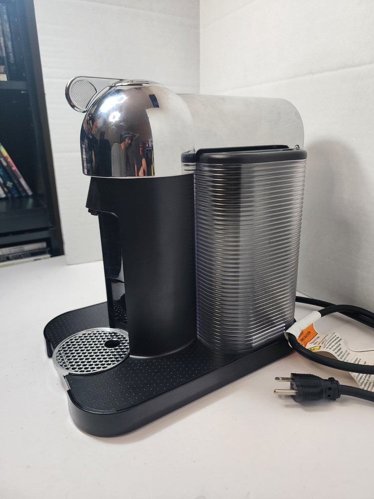 Nespresso GCA1 VertuoLine Coffee and Espresso Maker Machine - Black - Tested -