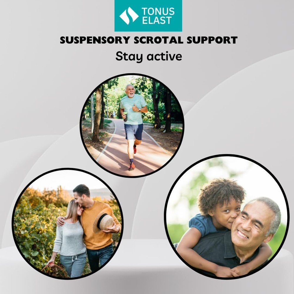 Suspensory Scrotal Support - Large