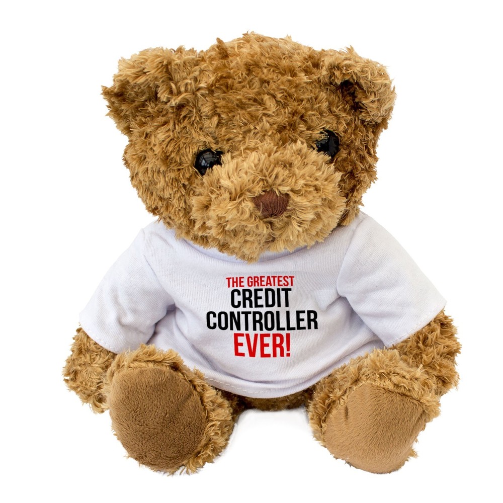 NEW - THE GREATEST CREDIT CONTROLLER EVER - Teddy Bear - Cute - Gift Present