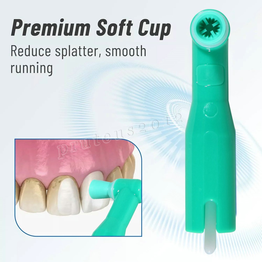 100Pcs Dental Disposable Prophy Angle Top Quality Prophy Angles Soft Cups