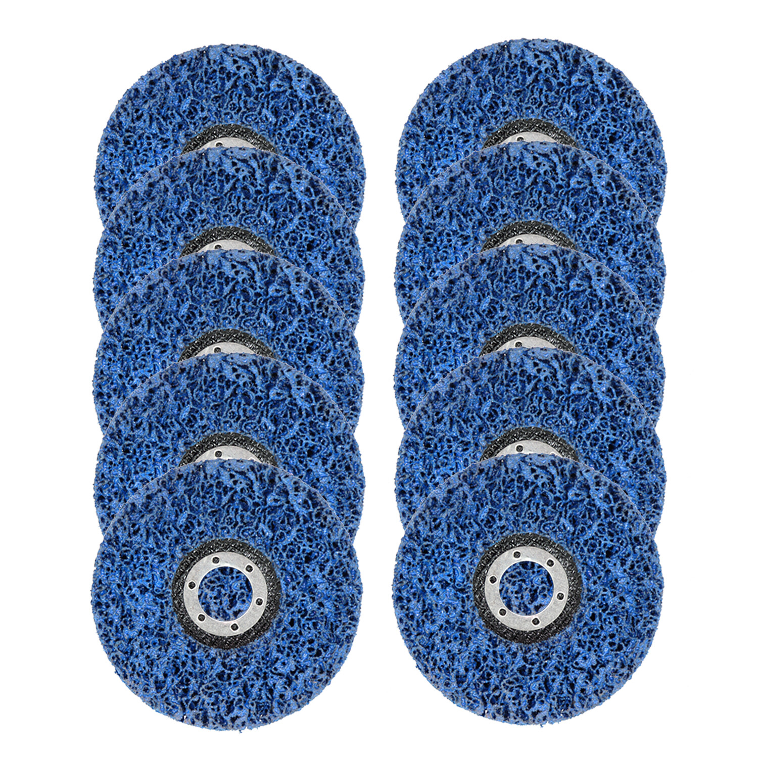 10 Pack 4.5"x7/8" Easy Strip 4-1/2" Discs Remove Paint Rust & Clean set of 10