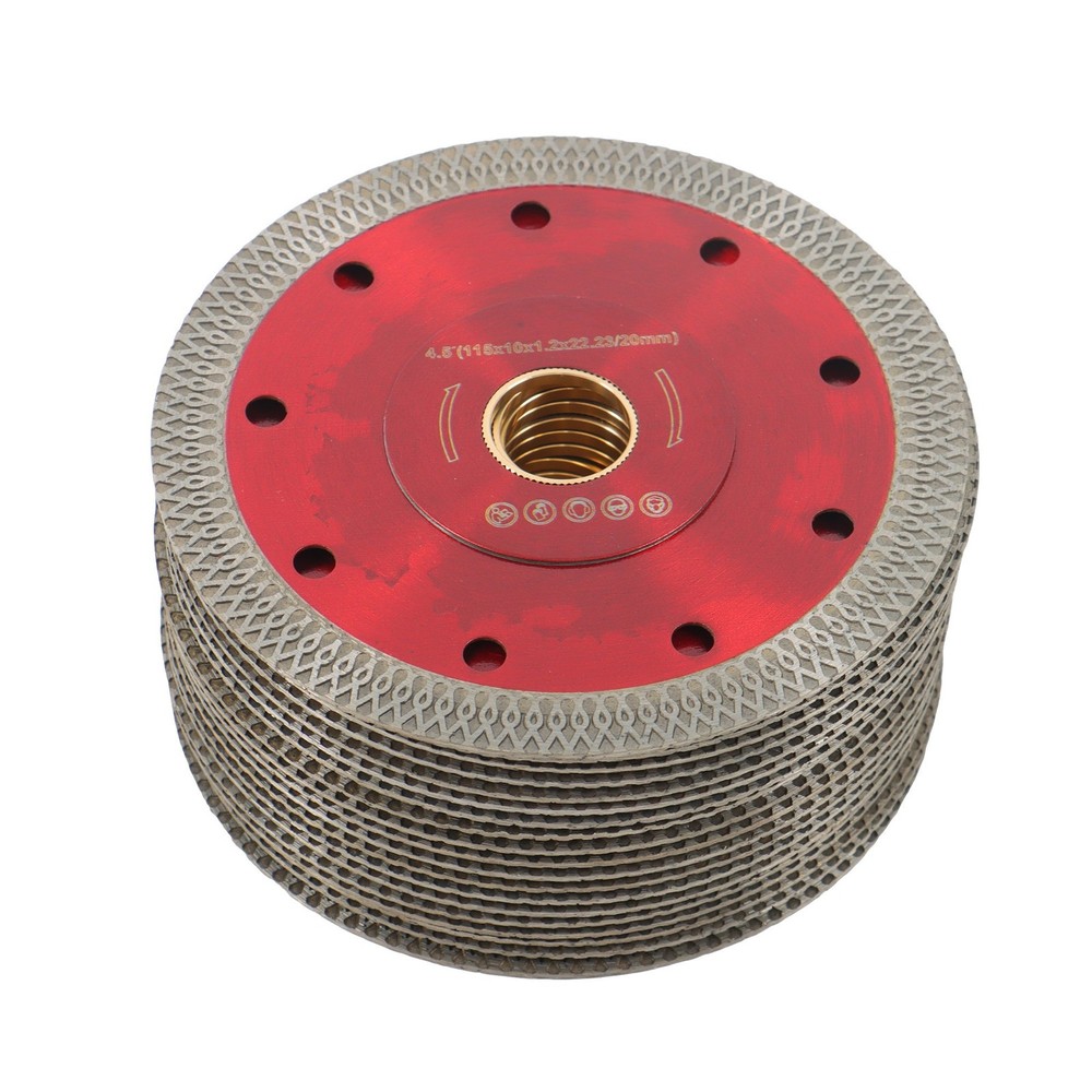 20 PCS 4.5" Circular Thin Diamond Blade for Angle Grinder Tile Cutting Disc