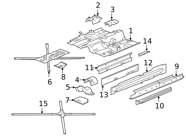 Genuine GM Extension Panel 15794185