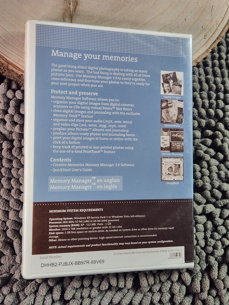 Creative Memories - Memory Manager 3.0 software Digital Content NEW