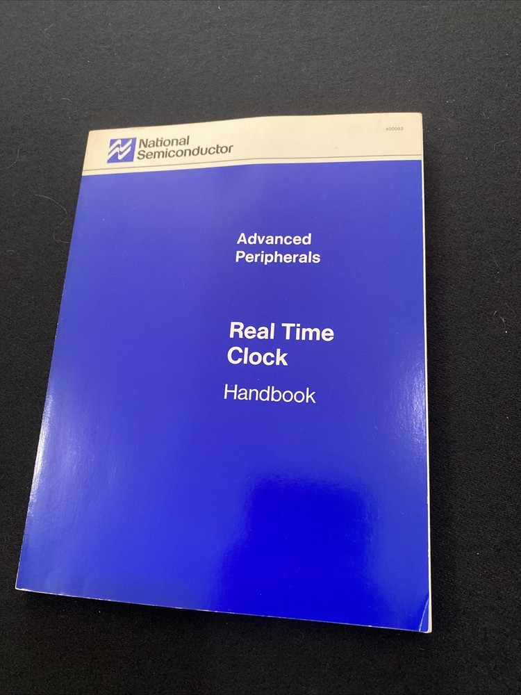 NATIONAL SEMICONDUCTOR 1989 Advanced Peripherals Real Time Clock Handbook