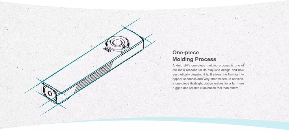 Olight Arkfeld UV + White LED Flashlight, 1000 Lumens