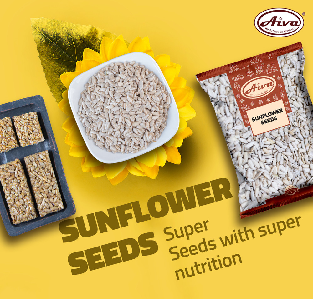 Aiva Raw Sunflower Seed Kernels (No Shell) 7 OZ | Perfect for Eating & Baking