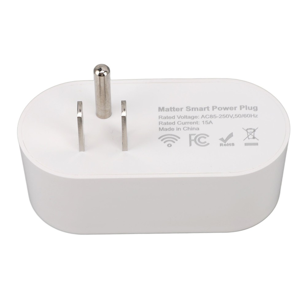 For Matter Smart Socket Mini 15A For Matter WiFi Smart Plug US Plug AC US