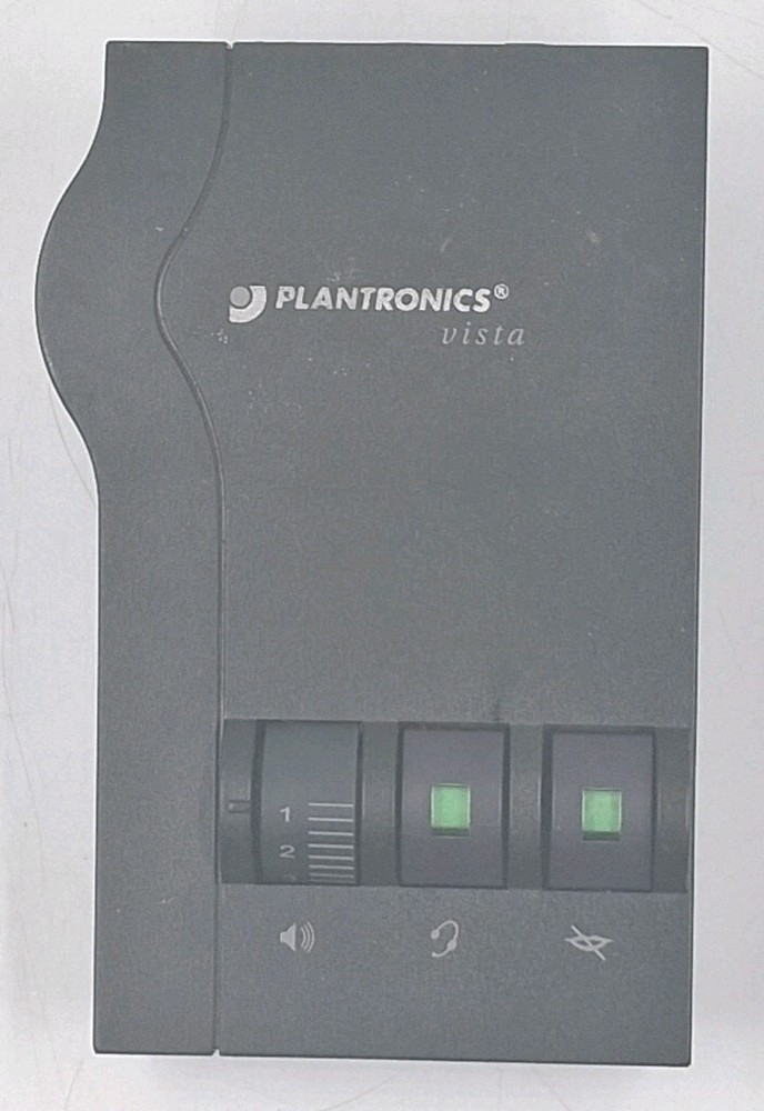Plantronics Vista M12 Universal Audio Processor Headset Amplifier No Cords