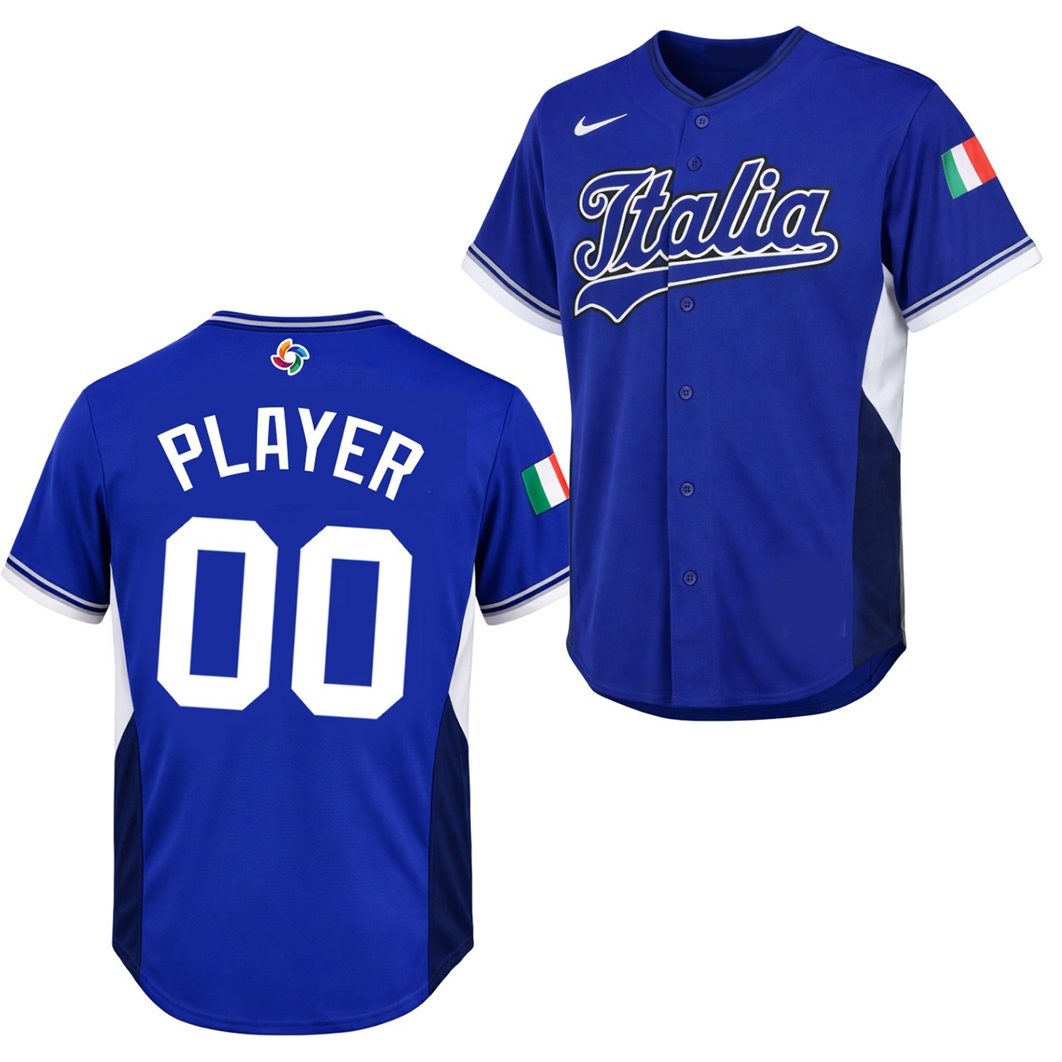 Men's Italy Baseball Royal 2026 World Baseball Classic !!!